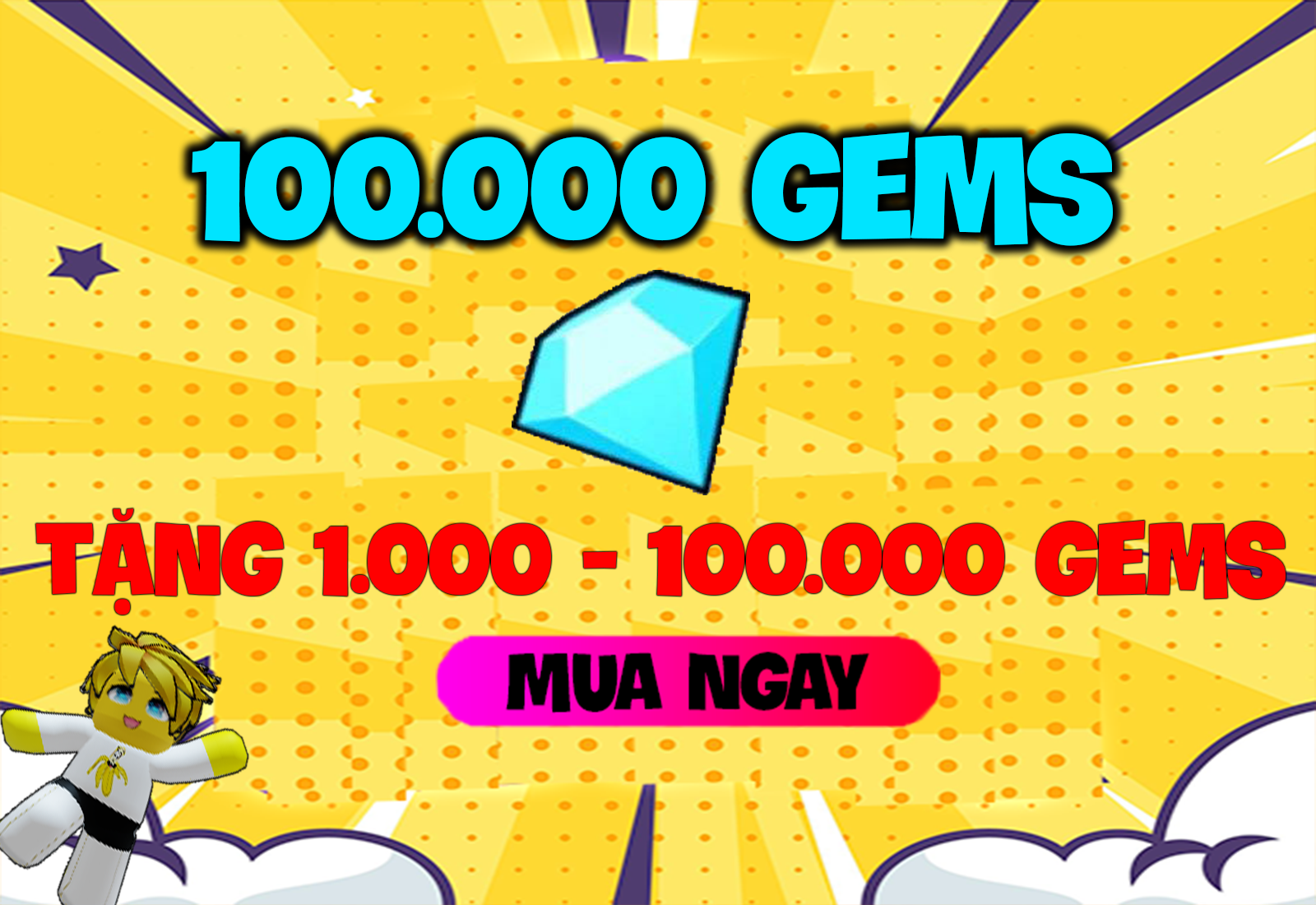 MUA 1.500.000 GEMS