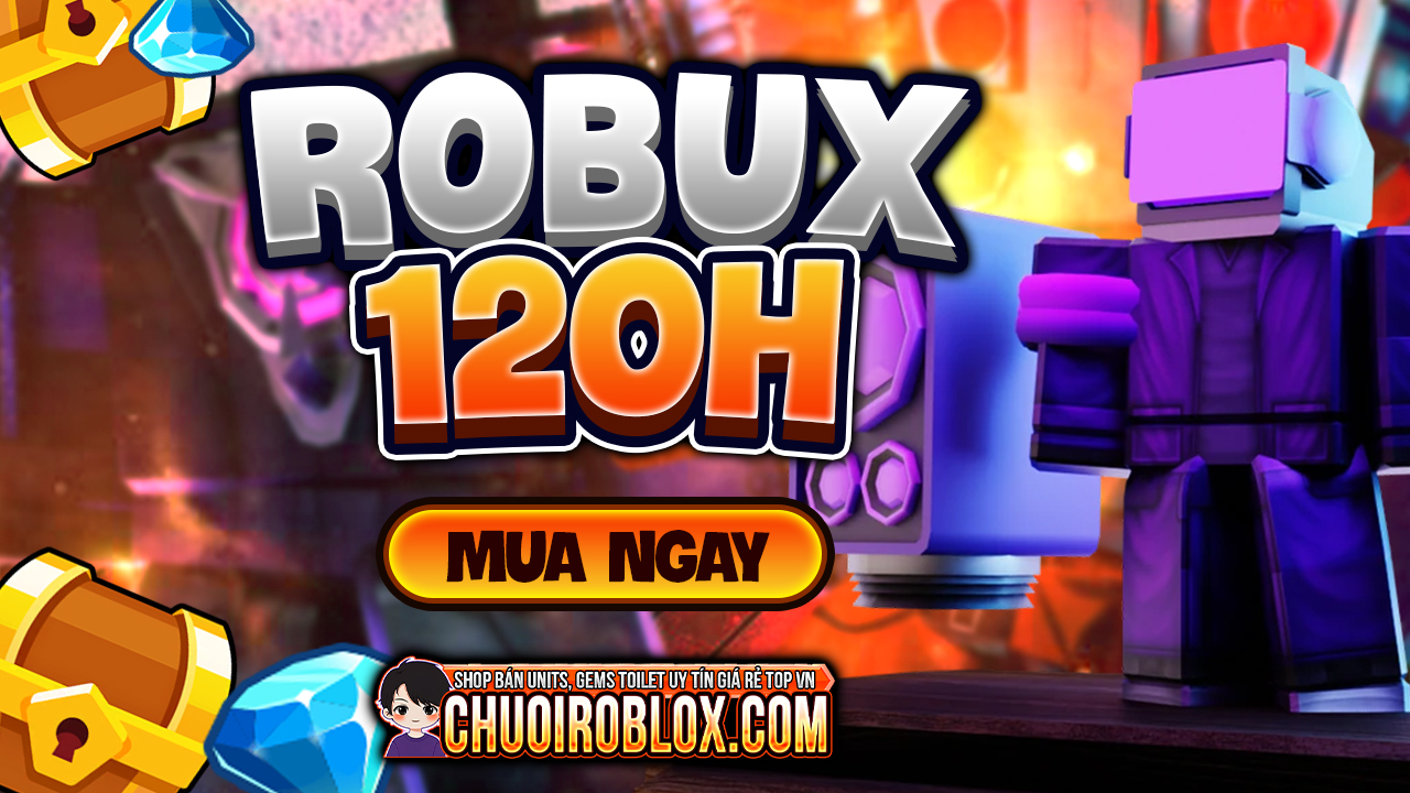 MUA ROBUX BẰNG TÀI KHOẢN-MẬT KHẨU(30K=165 ROBUX CHƯA TÍNH THUẾ)