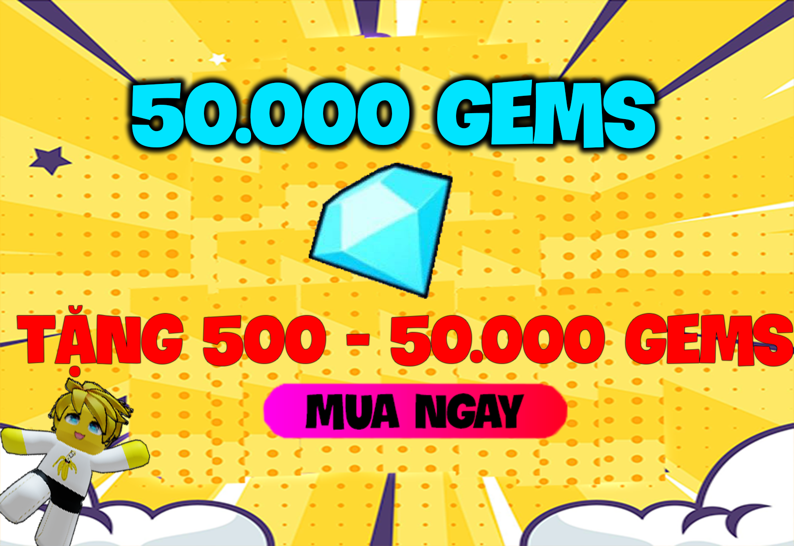 MUA 500.000 GEMS