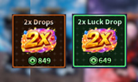 Combo x2 Luck Drop + x2 Drop